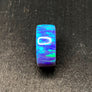 Periwinkle Fire Solid Opal Ring