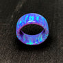 Periwinkle Fire Solid Opal Ring