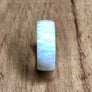 Snowy Solid Opal Ring