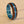 Walnut Burl with Blue Opal on a Light Blue Epoxy Core Ring