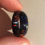 CUSTOM: RGB Black Opal Ring