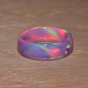Dreamy Lavender Solid Nebula Opal Ring